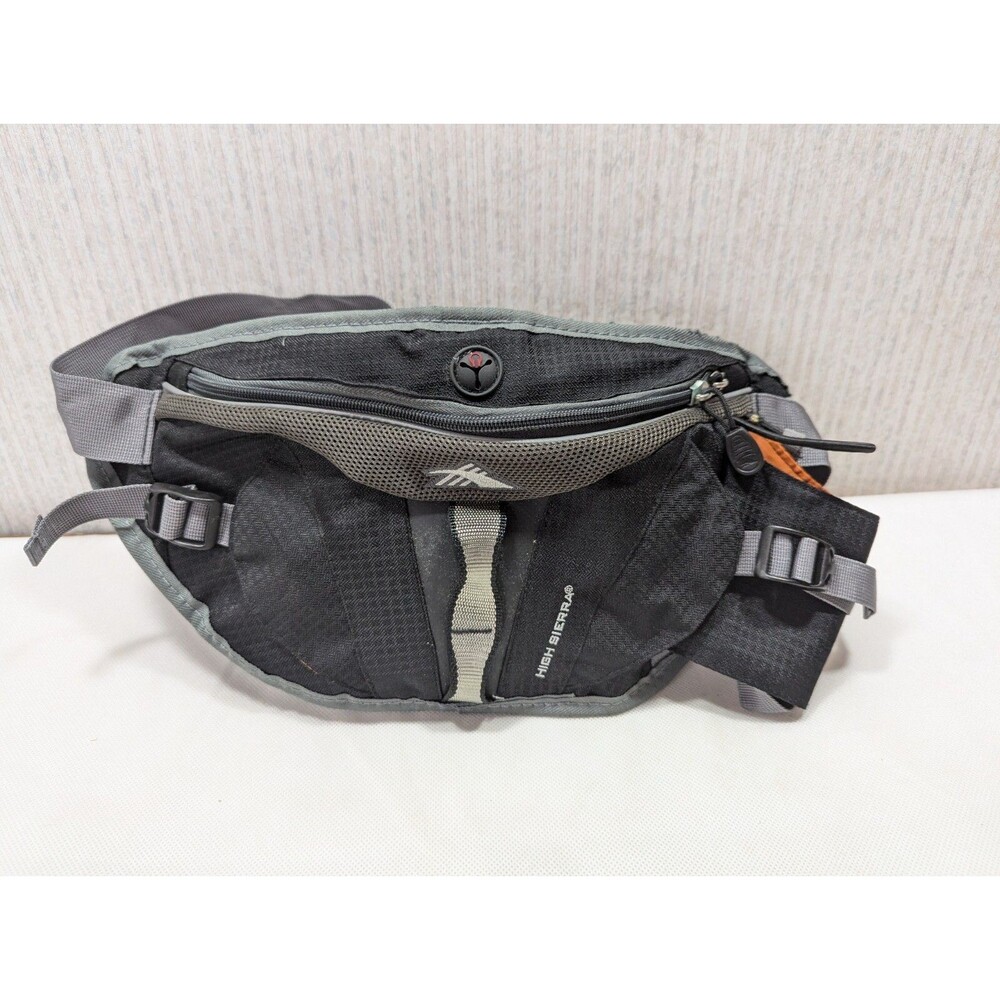 HIGH SIERRA ADJUSTABLE FANNY WAIST PACK BLACK GREY